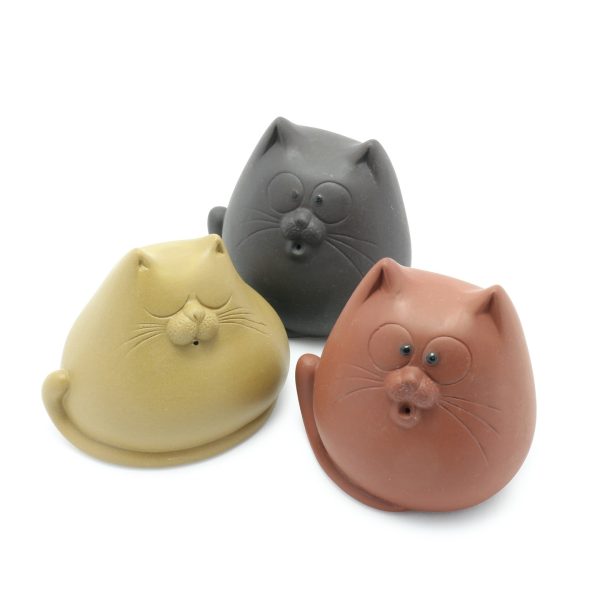Colorful Cat Tea Pet