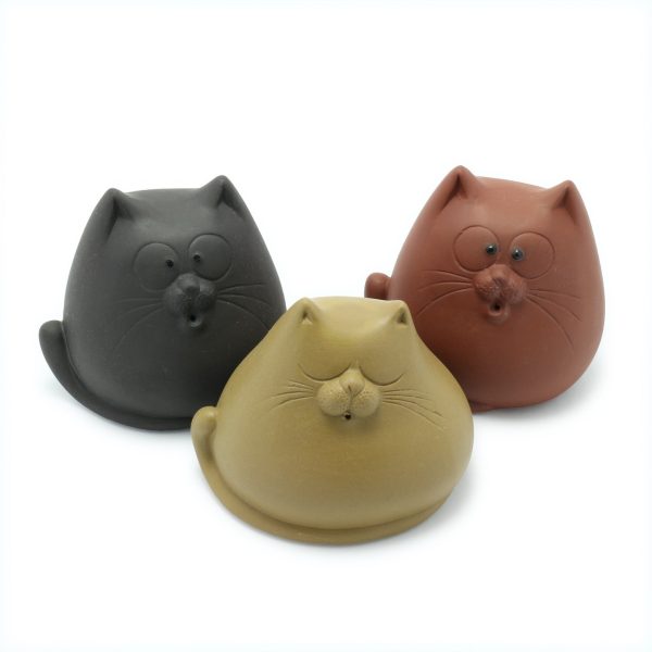 Colorful Cat Tea Pet