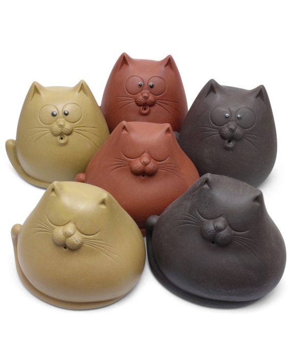 Colorful Cat Tea Pet