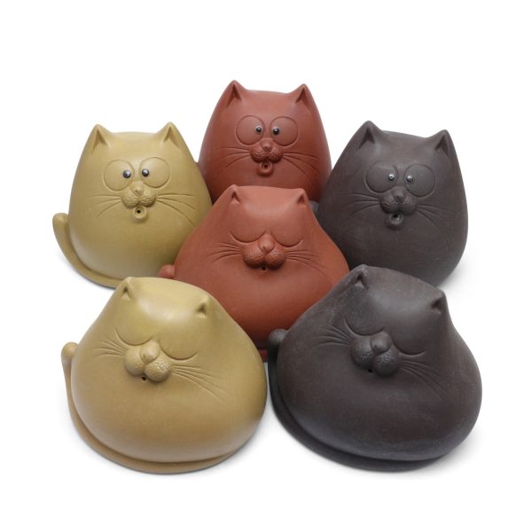 Colorful Cat Tea Pet