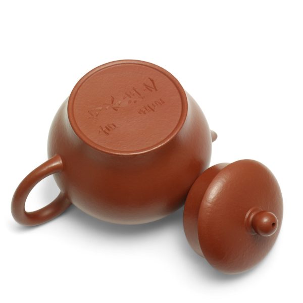 Upright Jade Yixing Teapot